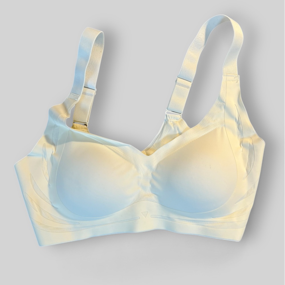 Wireless Comfort Bra, New, Ivory 3XL but fits XL